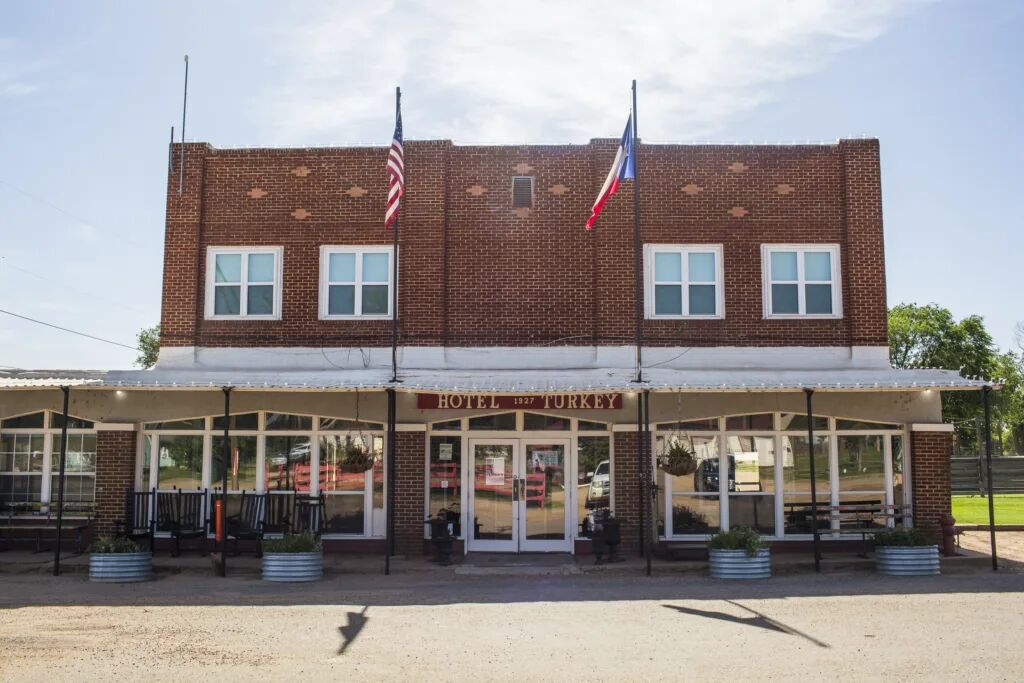 The historic Hotel Turkey in the Texas Panhandle