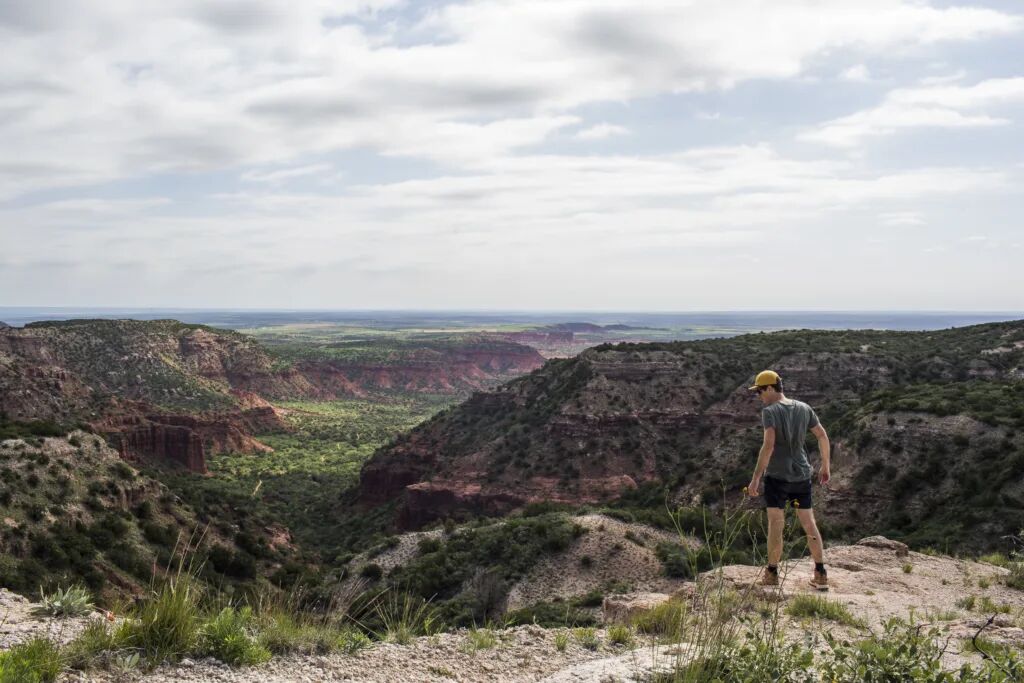 Overlooking Palo Duro Canyon